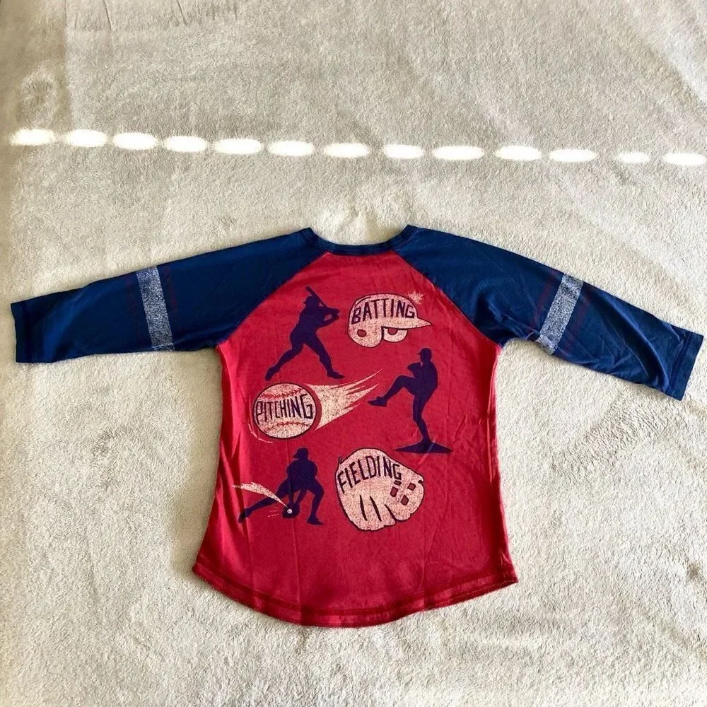 Peek Kids Spring Baseball Graphic Raglan Tee